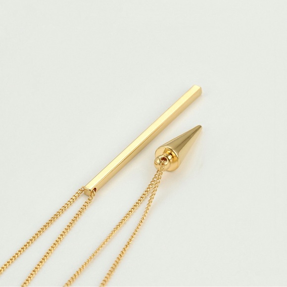 Double Chain Necklace | 14K Gold Plated Luxury Jewelry - Picture 5 of 10